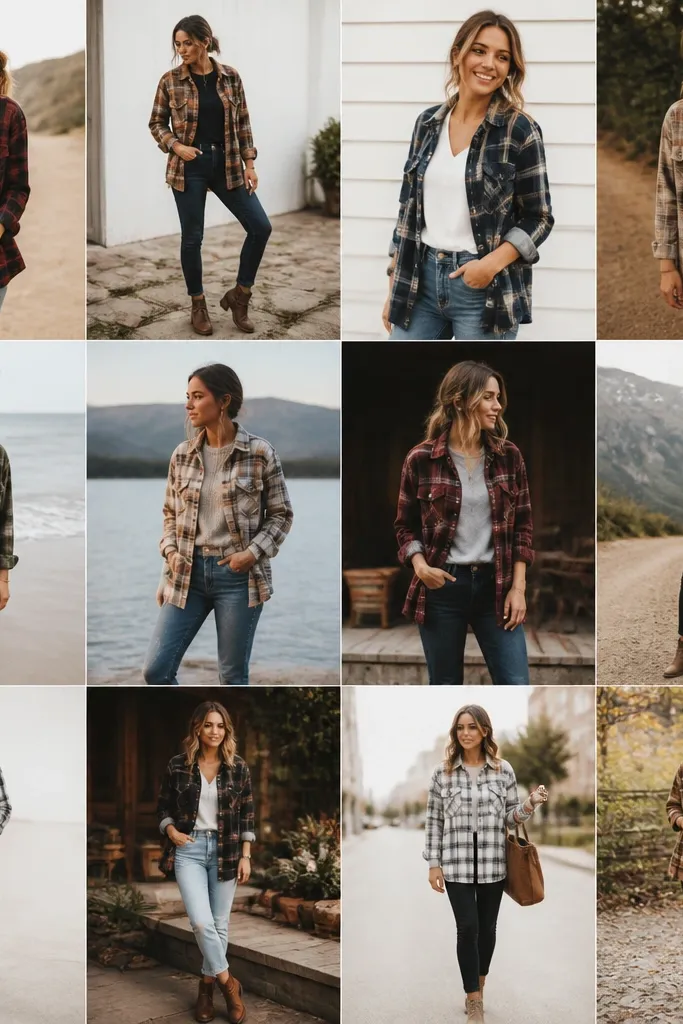 Beginner Flannel Layering: 12 Easy Outfit Formulas