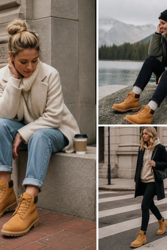 Beginner Timberland Boots Outfit Ideas for Women