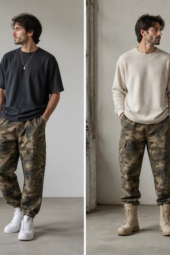 Best Camo Pants Outfit Shoes: Sneakers vs Boots