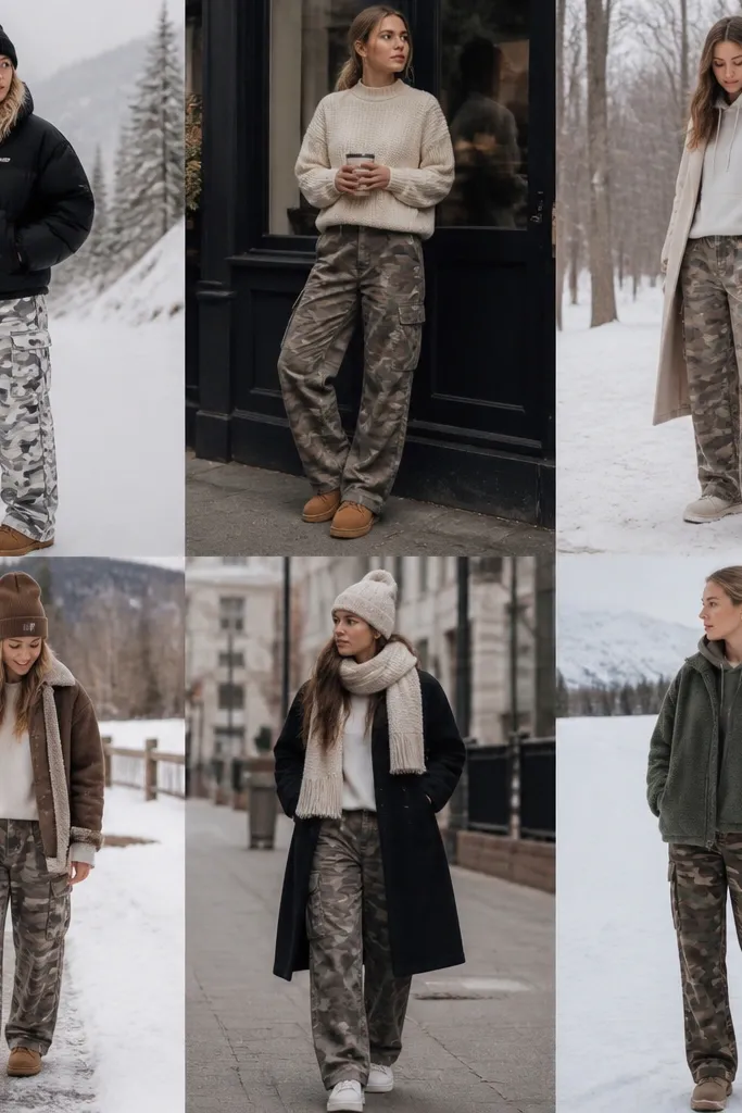 Winter Camo Pants Outfits (Cozy Style Guide)
