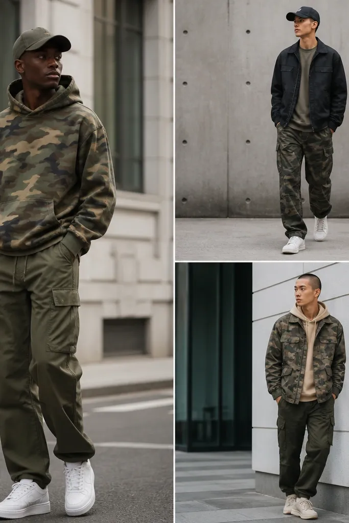 Camo Streetwear Outfits for Men (Modern Minimal Picks)