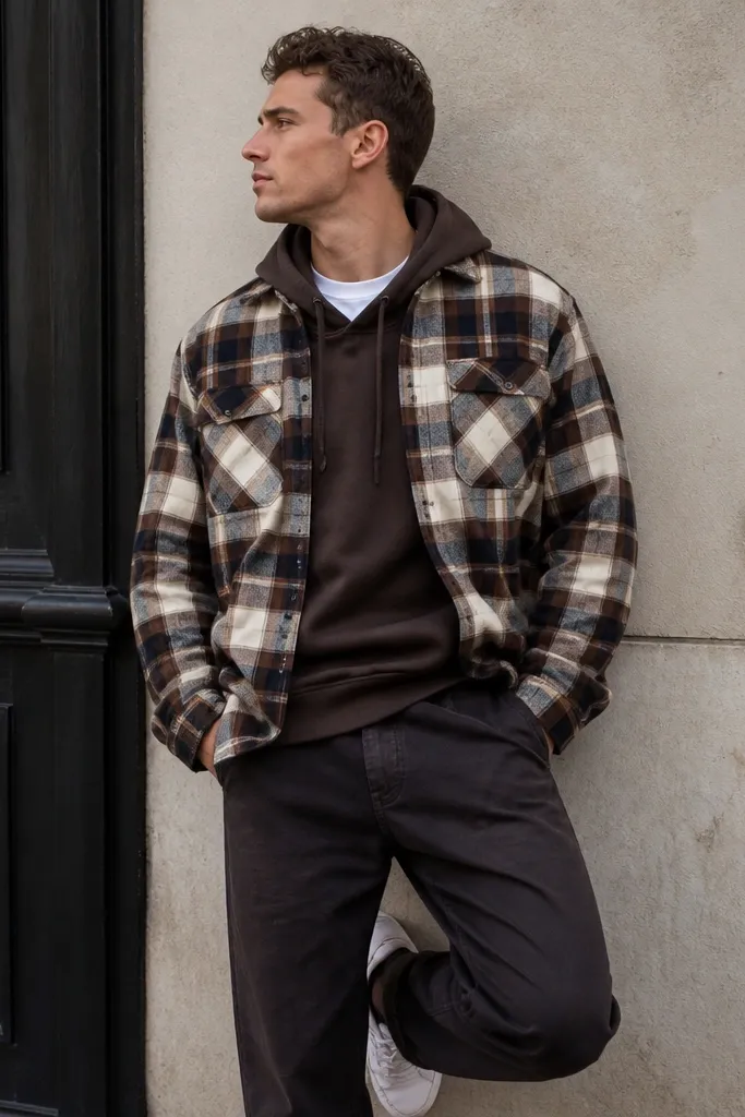 Flannel Streetwear Outfits for Men