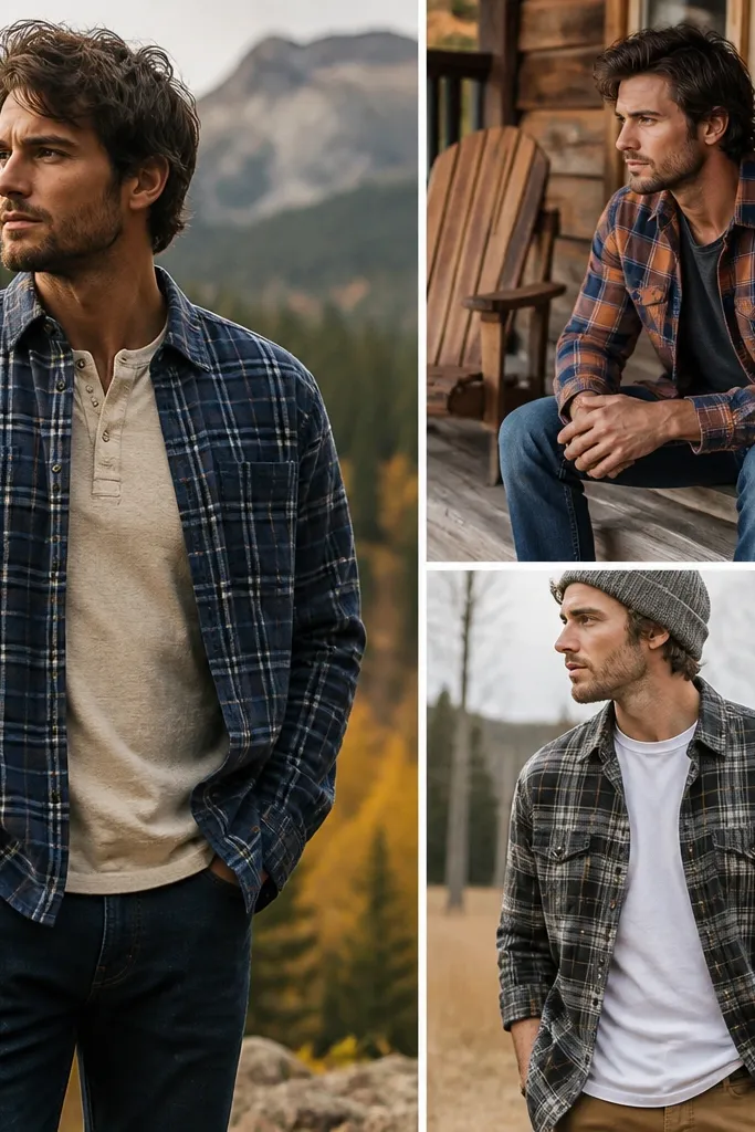 Flannel Shirt Outfits for Men