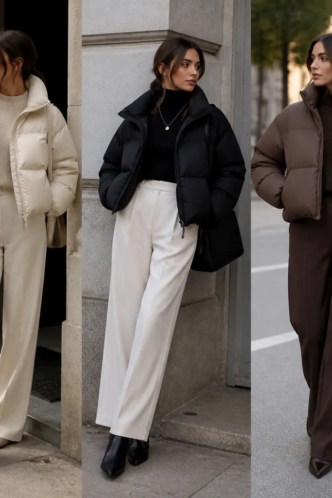 Aesthetic Puffer Jacket Outfit Ideas That Look Expensive