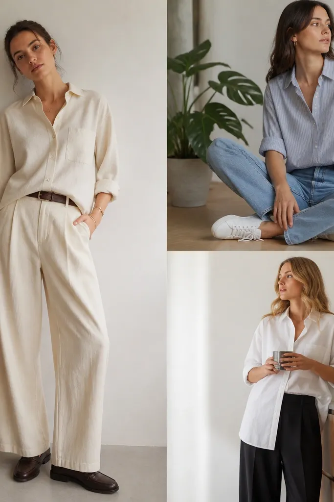 Renter-Friendly Button Up Shirt Outfit Ideas
