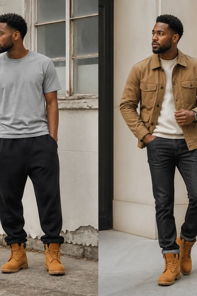 Timberland Boots Outfit Transformation (Before & After)