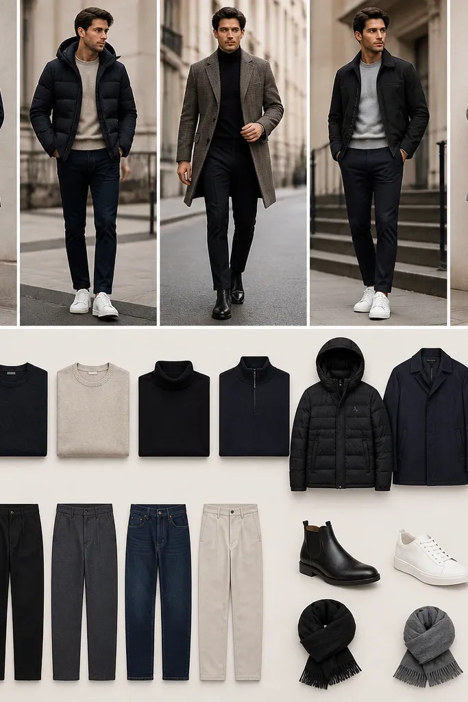 Winter Outfits for Men: Beginner Step-by-Step Capsule