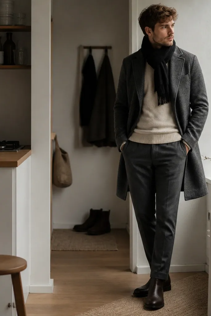 Winter Outfits for Men in Small Spaces