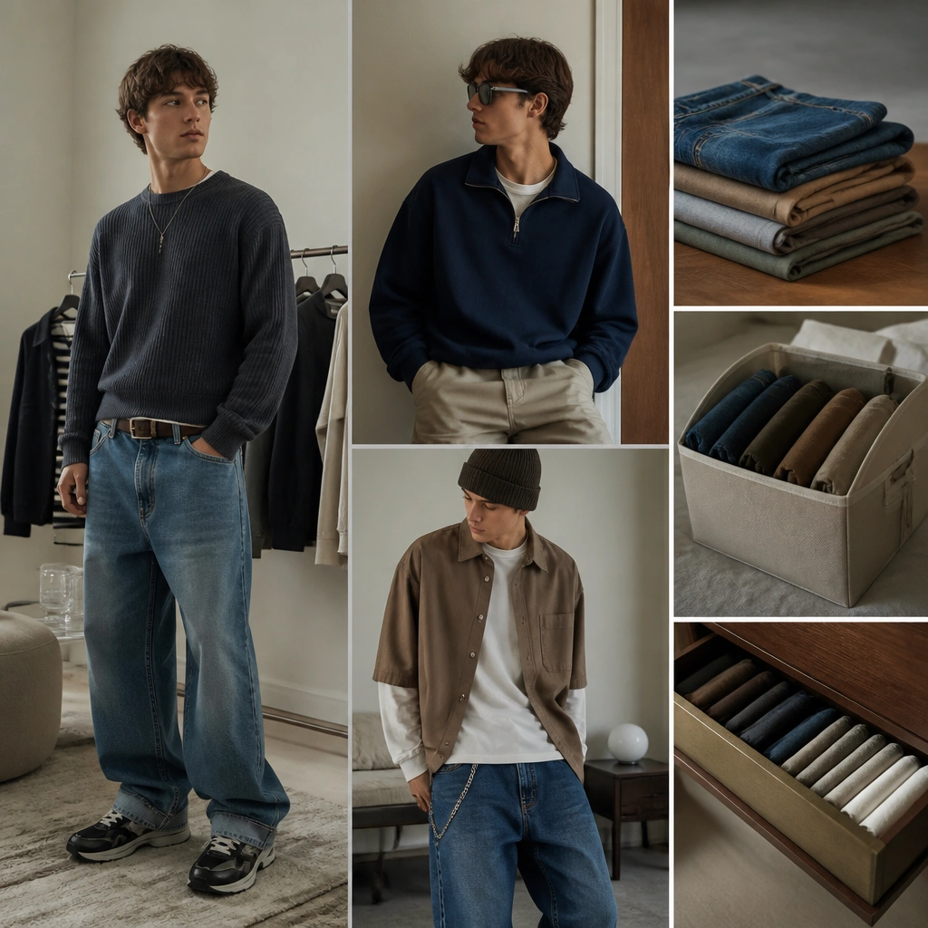 Y2K Outfits Men With Storage-Friendly Tips